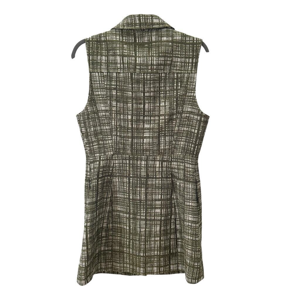 Jason Wu Sleeveless Tweed A-Line Minidress Green Size 8 - Picture 7 of 11